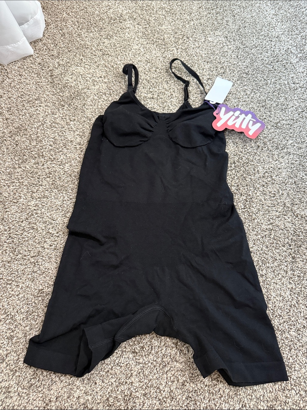 YITTY Black Seamless Shaping Bodysuit